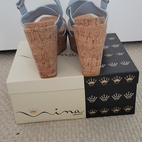 Nina Harper Sky-Blu wedge sandal - Picture 5 of 13